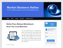 Tablet Screenshot of marketbusinessonline.com